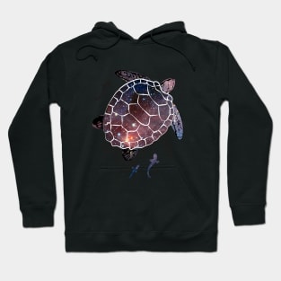 Floating space turtle Hoodie